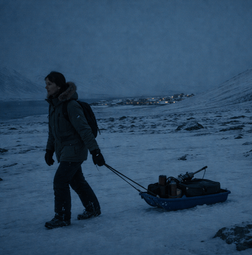 Lysglimt over Svalbard