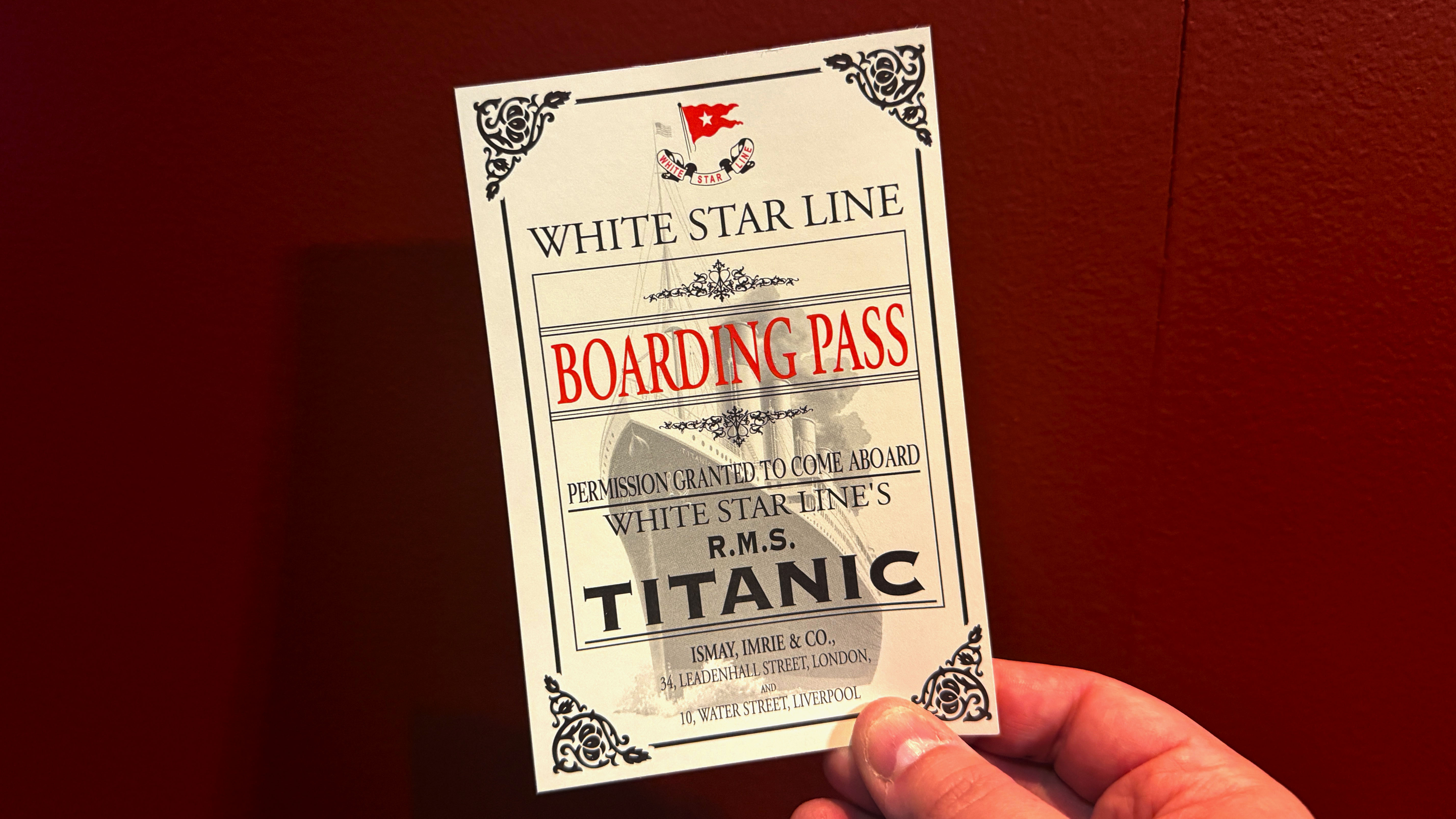Her Boarding Pass — Identity and Assignment in the Titanic Exhibition